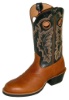 Twisted X MRS0017 for $179.99 Men's' Ruff Stock Western Boot with Aztec Grained Leather Foot and a Round Toe